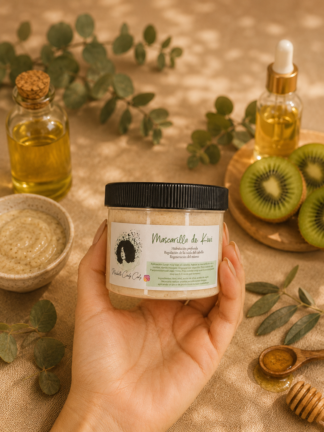 Mascarilla de kiwi