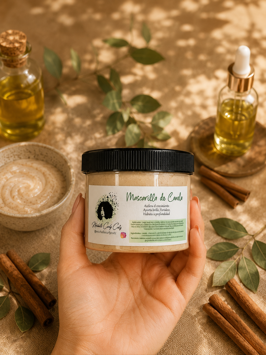 Mascarilla de canela
